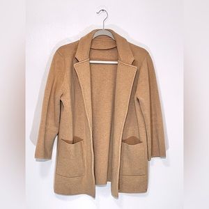 J.CREW Eloise Sweater Blazer. Color Hthr Khaki